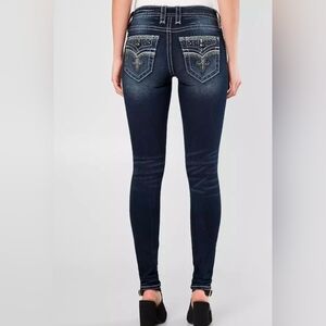 Rock Revival Haile Mid Rise Skinny Jeans Size 27